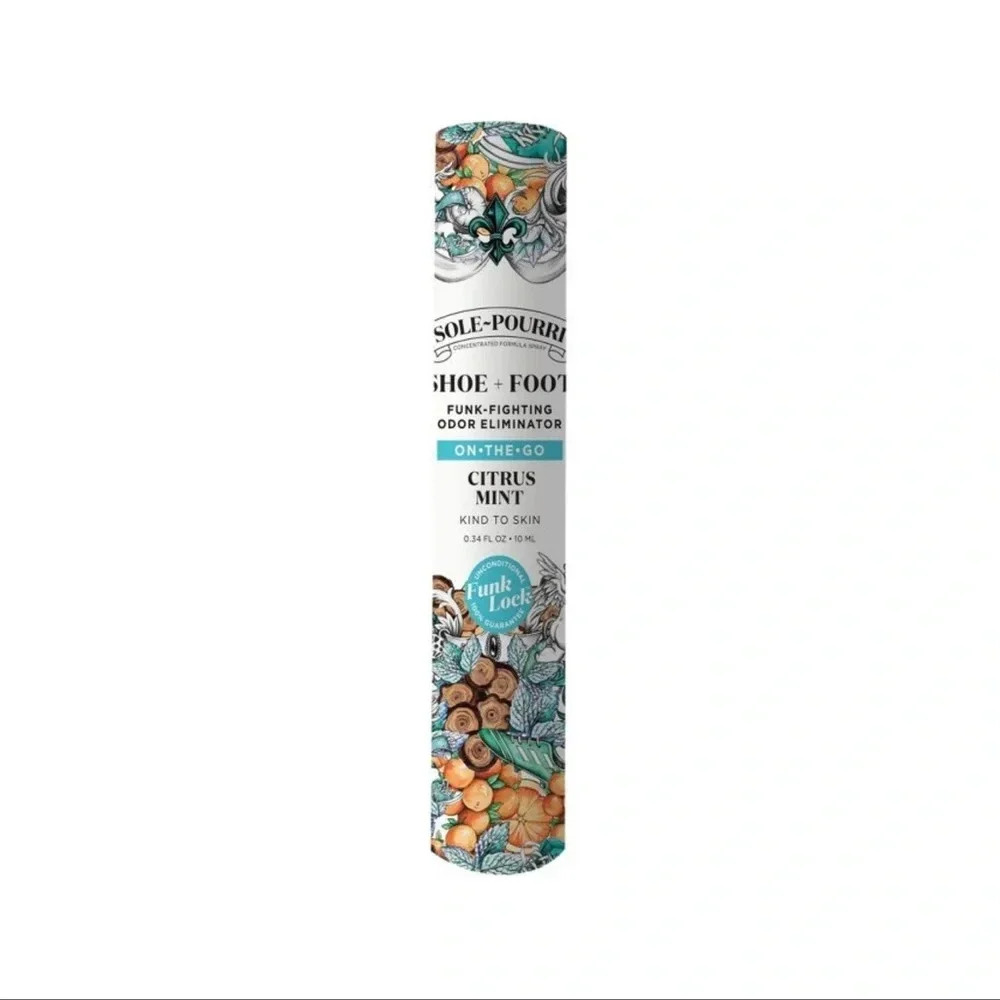 New sole‎ pourri. Shoe plus foot odor eliminator citrus mint